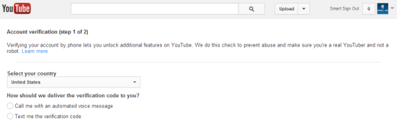 YouTube_Account_Verification